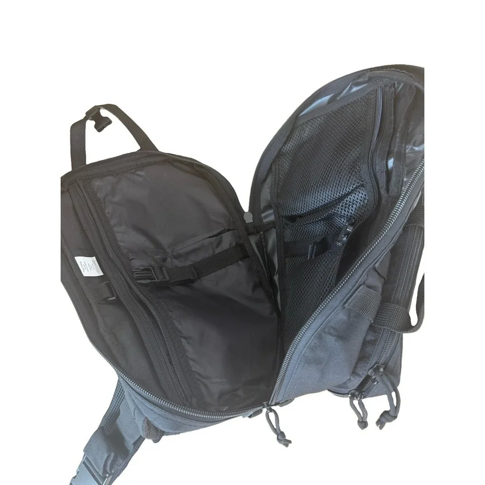 Yukon Outfitters Overwatch Black Sling Tactical Shoulder Pack Bag (MG-5032)